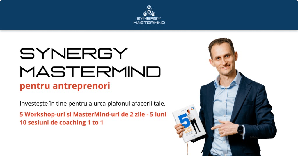 Ilie Dercaci program pentru antreprenori Synergy Mastermind