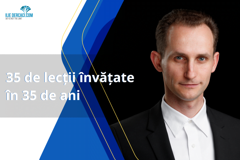 35 de lecții învățate în 35 de ani
