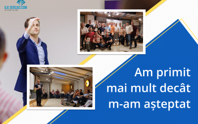 Am primit mai mult decât m-am așteptat