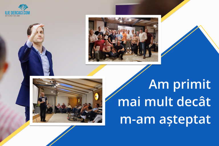 Am primit mai mult decât m-am așteptat